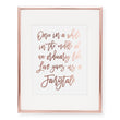 Load image into Gallery viewer, Love Gives Us A Fairytale Rose Gold Foil Print