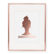Load image into Gallery viewer, Top Knot Messy Bun Foil Art Print