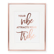 Load image into Gallery viewer, Your Vibe Attracts Your Tribe Foil Art Print
