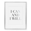 Load image into Gallery viewer, I Can and I Will Foil Art Print