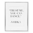 Load image into Gallery viewer, Vodka Quote Foil Art Print