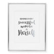 Load image into Gallery viewer, Behind Every Successful Woman Is Herself Foil Art Print