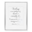 Load image into Gallery viewer, Clouds in a Windy Sky Quote Foil Print