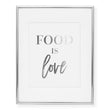 Load image into Gallery viewer, Food Is Love Foil Art Print