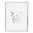 Load image into Gallery viewer, Geode Gem Cluster Foil Art Print