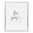Load image into Gallery viewer, Live Simply Foil Art Print