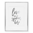 Load image into Gallery viewer, Love Is Spoken Here Foil Art Print