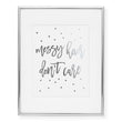 Load image into Gallery viewer, Messy Hair Don't Care Foil Art Print