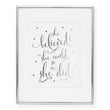 Load image into Gallery viewer, She Believed She Could Foil Art Print