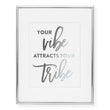 Load image into Gallery viewer, Your Vibe Attracts Your Tribe Foil Art Print