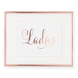Load image into Gallery viewer, Ladies Restroom Sign Foil Art Print