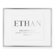 Load image into Gallery viewer, Personalized Baby Birth Stats Foil Art Print | Ethan