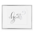 Load image into Gallery viewer, Gents Restroom Sign Foil Art Print