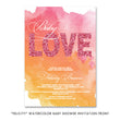 Load image into Gallery viewer, "Felicity" Watercolor Baby Shower Invitation