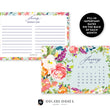 Load image into Gallery viewer, 2021 Spring Floral Desk Calendar by Digibuddha | Coll. 13