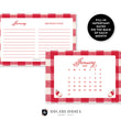 Load image into Gallery viewer, 2021 Apple for the Teacher Desk Calendar by Digibuddha | Coll. 28