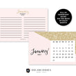 Load image into Gallery viewer, 2021 Desk Calendar by Digibuddha | Evie Pink