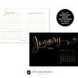 Load image into Gallery viewer, 2021 Desk Calendar by Digibuddha | Mila Black