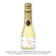 Load image into Gallery viewer, "Gunnar" White + Black Dots Holiday Champagne Labels