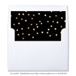 Load image into Gallery viewer, Festive Black and Gold Envelope Liners | Gunnar