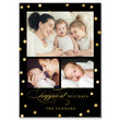 Load image into Gallery viewer, Black and Gold Photo Holiday Card | Gunnar
