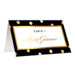 Load image into Gallery viewer, Black Place Cards with Gold Dots | Gunnar