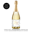 Load image into Gallery viewer, "Gunnar" White + Black Dots Holiday Champagne Labels