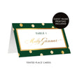 Load image into Gallery viewer, Green Place Cards with Gold Dots | Gunnar