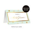 Load image into Gallery viewer, Mint Place Cards with Gold Dots | Gunnar