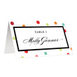 Load image into Gallery viewer, White Place Cards with Rainbow Dots | Gunnar