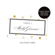 Load image into Gallery viewer, White Place Cards with Gold Dots | Gunnar