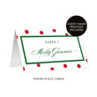 Load image into Gallery viewer, White Place Cards with Red Dots | Gunnar