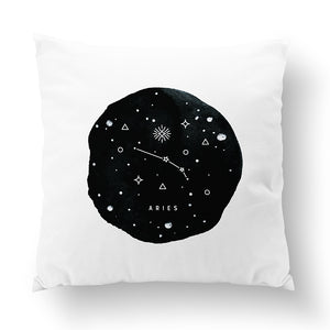 Aries Zodiac Sign Constellation Pillow