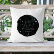 Load image into Gallery viewer, Pisces Zodiac Sign Constellation Pillow