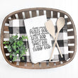 Load image into Gallery viewer, Seek God Quote Tea Towel