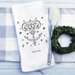 Load image into Gallery viewer, Aries Zodiac Sign Tea Towel