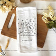Load image into Gallery viewer, Aquarius Zodiac Sign Tea Towel