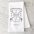 Load image into Gallery viewer, Gemini Zodiac Sign Tea Towel