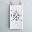Load image into Gallery viewer, Leo Zodiac Sign Tea Towel