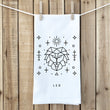 Load image into Gallery viewer, Leo Zodiac Sign Tea Towel