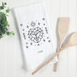 Load image into Gallery viewer, Leo Zodiac Sign Tea Towel