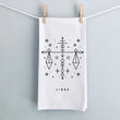 Load image into Gallery viewer, Libra Zodiac Sign Tea Towel