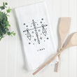 Load image into Gallery viewer, Libra Zodiac Sign Tea Towel