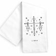 Load image into Gallery viewer, Libra Zodiac Sign Tea Towel