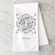 Load image into Gallery viewer, Pisces Zodiac Sign Tea Towel