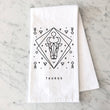 Load image into Gallery viewer, Taurus Zodiac Sign Tea Towel