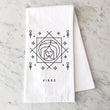 Load image into Gallery viewer, VIrgo Zodiac Sign Tea Towel