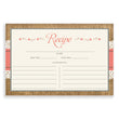 Load image into Gallery viewer, Lace Recipe Cards | Hillary Coral Blue