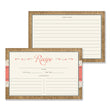 Load image into Gallery viewer, Lace Recipe Cards | Hillary Coral Blue