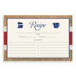 Load image into Gallery viewer, Lace Recipe Cards | Hillary Red